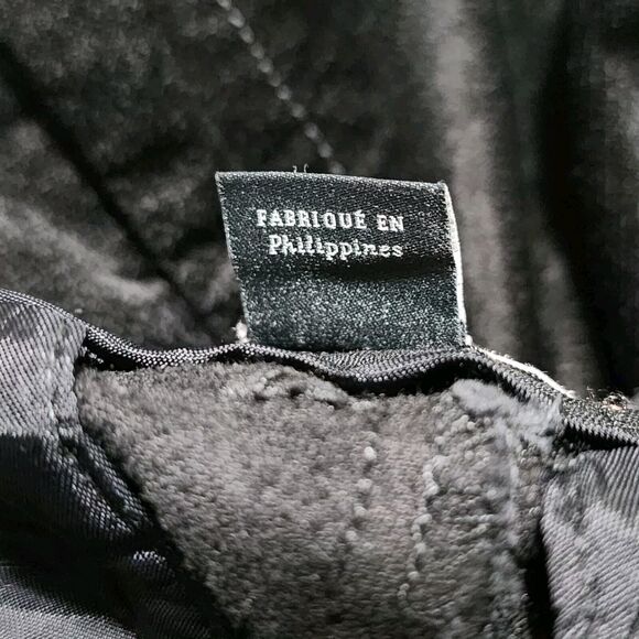 Anthropologie The Essential Slim Womens Velour Velvet Pants Black Stretch Size 2 - Picture 6 of 12